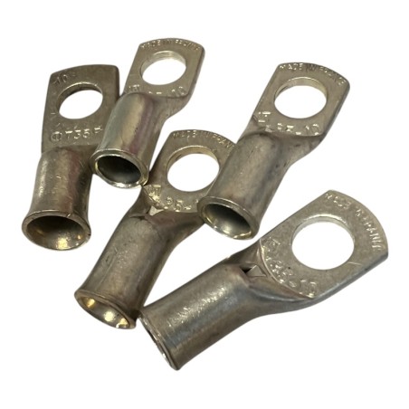 Lot de 5 Cosses à sertir à oeillet 35mm² M10