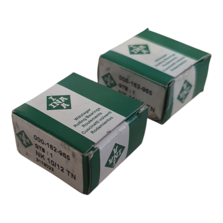 Lot de 2 INA NK10/12 TN Roulement