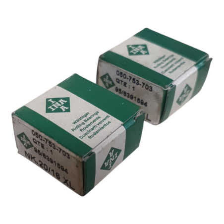 Lot de 2 INA NK20/16 XL Roulement