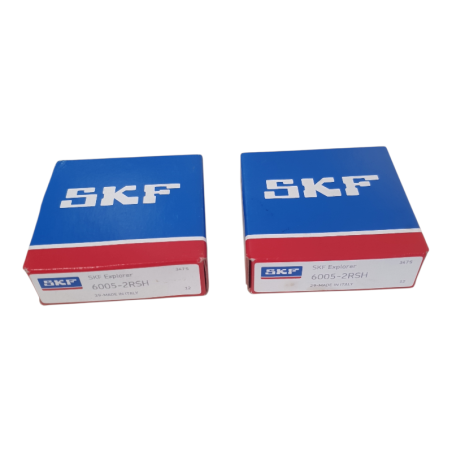 Lot de 2 SKF 6005-2RSH Roulement