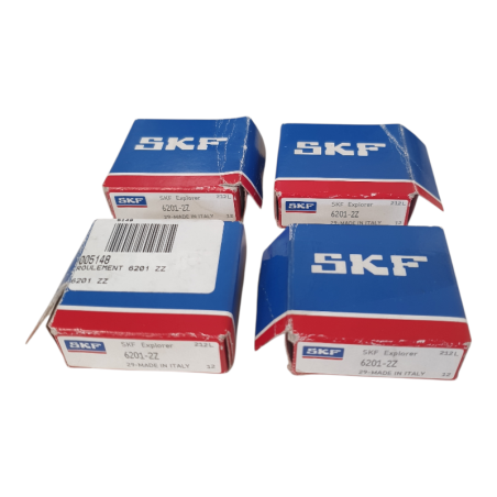 Lot de 4 SKF 6201-2Z Roulement