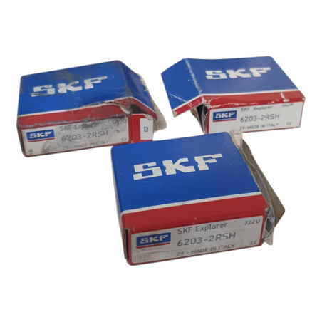 Lot de 3 SKF 6203-2RSH Roulement