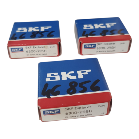 Lot de 3 SKF 6300-2RSH Roulement