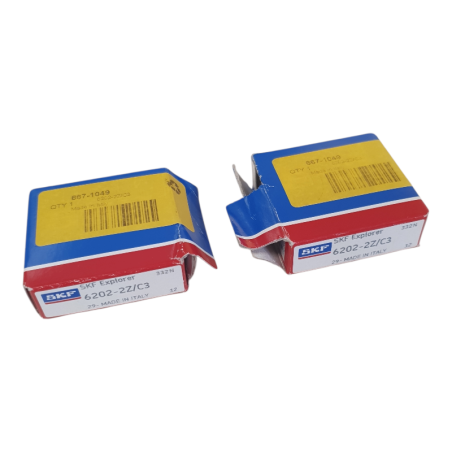 Lot de 2 SKF 6202-2Z/C3 Roulement