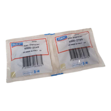Lot de 2 SKF 6000-ZTN9 Roulement