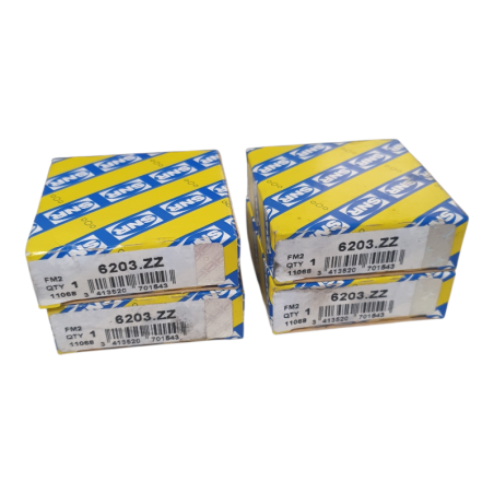 Lot de 4 SNR 6203.ZZ Roulement