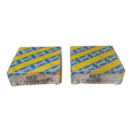 Lot de 2 SNR 6304.ZZ Roulement F82