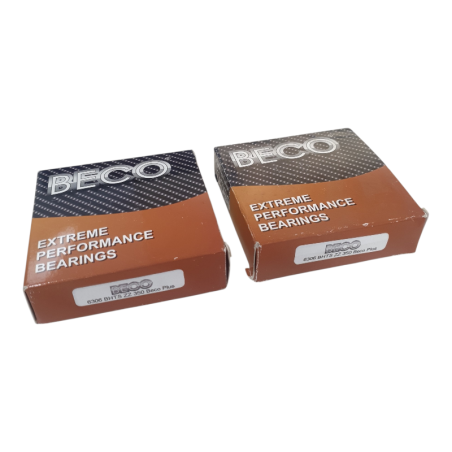 Lot de 2 BECO 6306 BHTS ZZ 350 Roulement