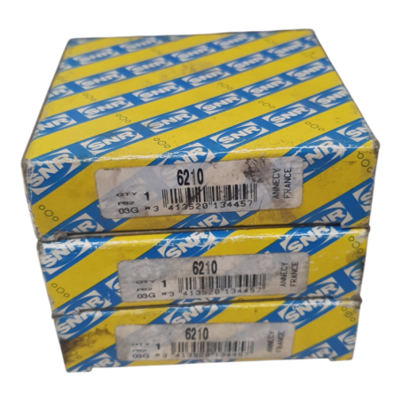Lot de 3 SNR 6210 Roulement