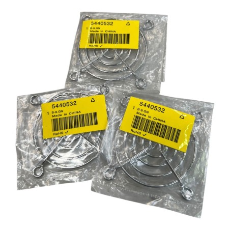 LOT DE 3 SUNON FG-06 Grilles de ventilateur 60 mm