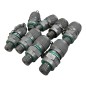 LOT DE 8 HYDROTECHNIK MINIMESS 1604 2106-01-18.00N Raccord de mesure Mâle 1/4"