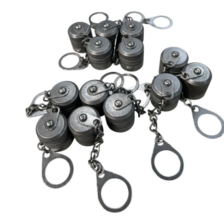 LOT DE 13 HYDROTECHNIK MINIMESS Capuchon pour raccord de mesure 1/4"