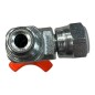 STAUFF SWS-A2-G04/B4 Robinet d'isolement coudé pour manomètre 1/4'' Gaz