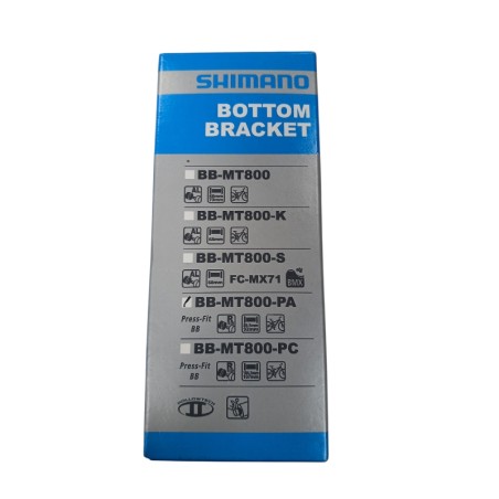 SHIMANO BB-MT800-PA PRESS-FIT BB 89,5mm/92mm BOITIER DE PEDALIER POUR VELO