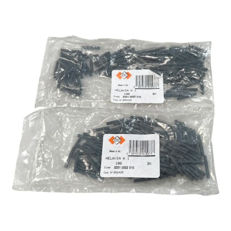 LOT DE 200 SES 02010002010 HELAVIA A1 Gaine thermorétractable Diam.3.5mm Lg 20mm