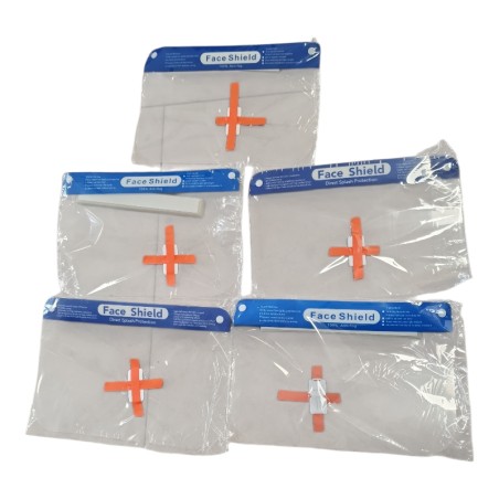 Lot de 5 MARK3 Face shield anti éclaboussure