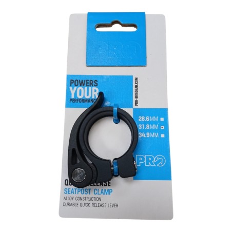 PRO SHIPR900112 COLLIER DE TIGE DE SELLE NOIR DIAMETRE 31,8mm