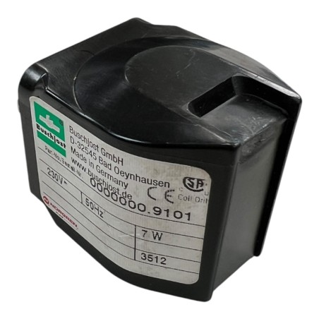 BUSCHJOST 0000000.9101.23050 Bobine 230VAC 7W pour électrovanne