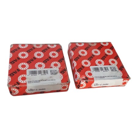 Lot de 2 FAG 6207-C-2HRS Roulement