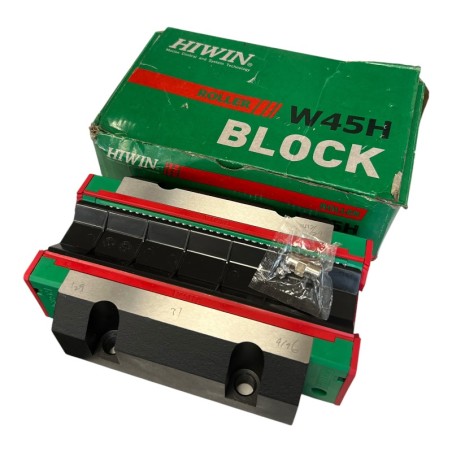 HIWIN 12-000390 RGW45HCZAH Bloc linéaire à rouleaux