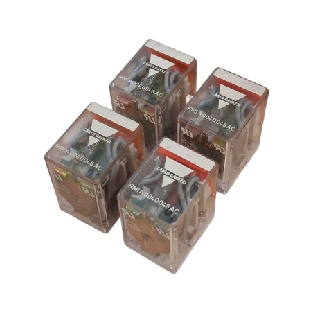 Lot de 4 Relais CARLO GAVAZZI RMIA0040048AC