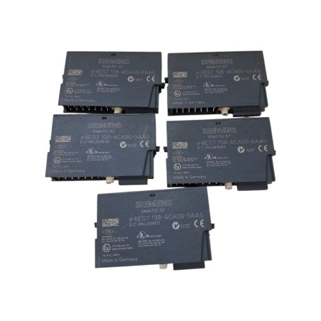 Lot de 5 SIEMENS 6ES7 138-4CA00-0AA0 Module d'alimentation SIMATIC S7