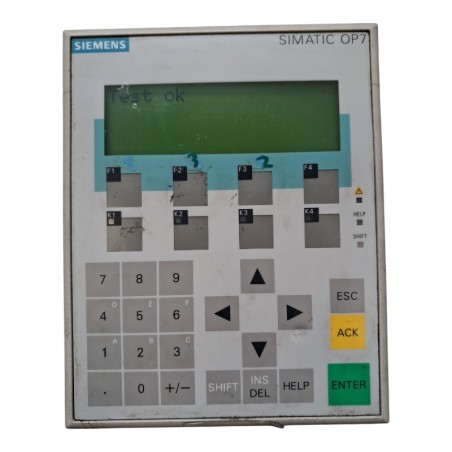 POUR PIECES SIEMENS SIMATIC OP7-DP 6AV3607-1JC20-0AX1 Pupitre opérateur