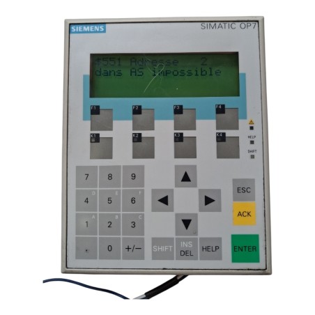 POUR PIECES SIEMENS SIMATIC OP7-DP 6AV3607-1JC20-0AX1 Pupitre opérateur