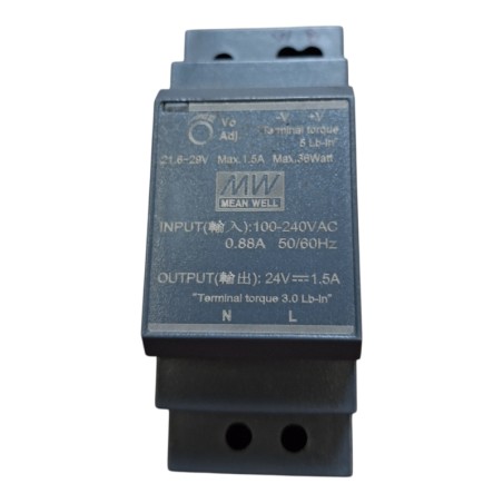 MEANWELL HDR-30-24 Alimentation sur rail 24V DC