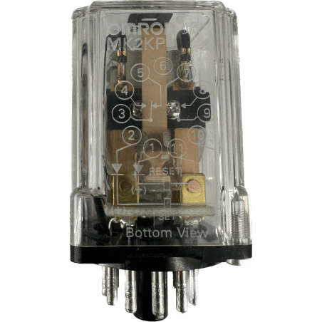 Relais de verrouillage à double bobine OMRON MK2KP 24VDC