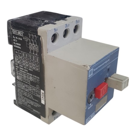 TELEMECANIQUE GV1-M21 16-20A DISJONCTEUR MOTEUR 660V 50/60HZ