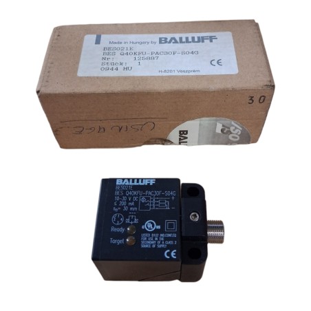 BALLUFF BES021E Détecteur de proximité BES Q40KFU-PAC30F-S04G