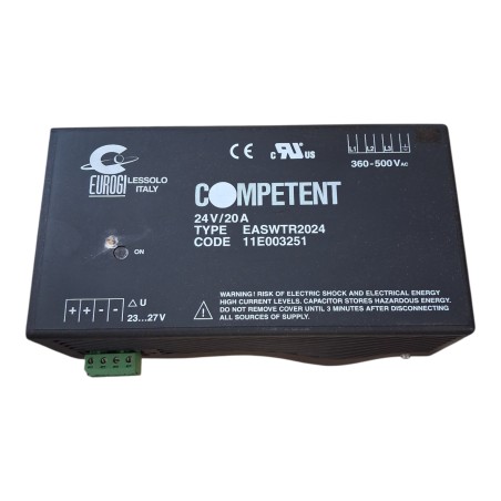 EUROGI LESSOLO 24V/20A COMPETENT EASWTR2024 Alimentation 11E003251
