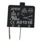 Bloc de contact PCO, 6 A, 250 V, 1 Pôle, Quick Connect - APEM - A0151B