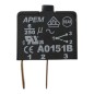 Bloc de contact PCO, 6 A, 250 V, 1 Pôle, Quick Connect - APEM - A0151B