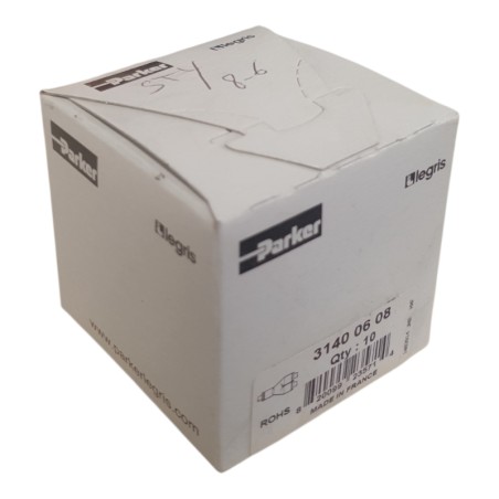 Lot de 10 LEGRIS 3140 06 08 Raccord pneumatique