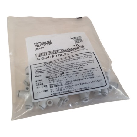Lot de 9 SMC KQ2TW04-00A Raccord instantané pneumatique