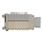 SMC VQC2101N-51 Ilôt de 8 vannes pneumatiques sur collecteur Connecteur Sub-D SMC VQC2101N-51 Ilôt de 8 vannes pneumatiques sur collecteur Connecteur Sub-D