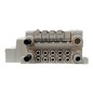 SMC VQC2201N-51 Ilôt de 4 vannes pneumatiques sur collecteur Connecteur Sub-D SMC VQC2201N-51 Ilôt de 4 vannes pneumatiques sur collecteur Connecteur Sub-D
