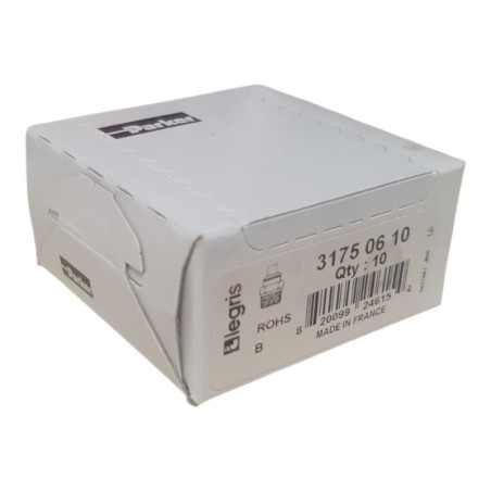 Lot de 10 LEGRIS 3175 06 10 Raccord pneumatique