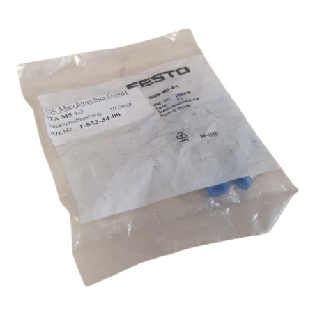 Lot de 10 FESTO QSM M5 4-1 Raccord pneumatique