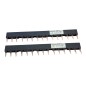 LOT DE 2 SIEMENS 3RV1915-1D Rail collecteur triphasé 63A 690V LOT DE 2 SIEMENS 3RV1915-1D Rail collecteur triphasé 63A 690V