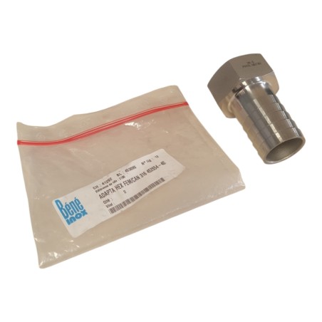 BENE INOX 452654-4039 ADAPTATEUR HEXAGONAL FEMELLE / CANNELÉ