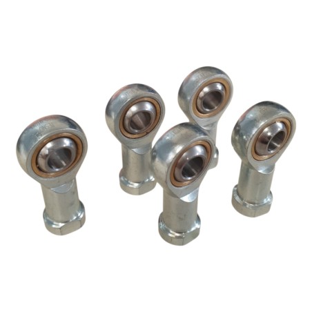 Lot de 5 TESNO CFP10 M10 x 1,25 Embout à rotule