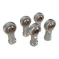 Lot de 5 TESNO CFP10 M10 x 1,25 Embout à rotule Lot de 5 TESNO CFP10 M10 x 1,25 Embout à rotule