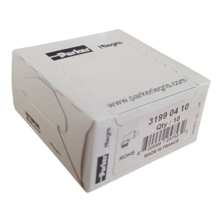 LOT De 10 Raccord pneumatique PARKER LEGRIS 3199 04 10 Enfichable