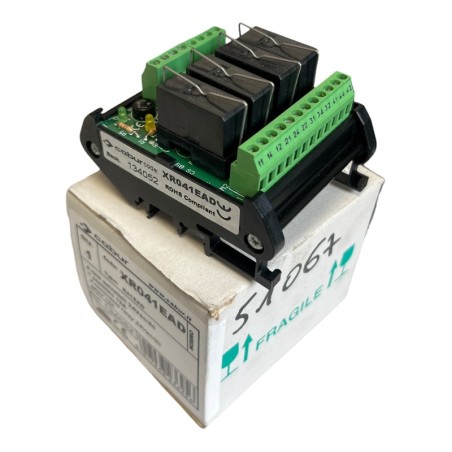 CABUR XR041EAD Module 4 relais électromécaniques 24VAC/DC 12A 4 canaux