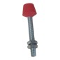 Lot de 6 DESTACO 215208-M Broche en néoprène à bout plat collé - M6 métrique Lot de 6 DESTACO 215208-M Broche en néoprène à bout plat collé - M6 métrique