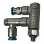 LOT DE 3 FESTO 530029 HGL-M5-B Clapet anti-retour piloté LOT DE 3 FESTO 530029 HGL-M5-B Clapet anti-retour piloté