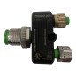 MURR ELEKTRONIK 7000-41201 Coupleur T M12 mâle / 2x M8 femelle codé A MURR ELEKTRONIK 7000-41201 Coupleur T M12 mâle / 2x M8 femelle codé A